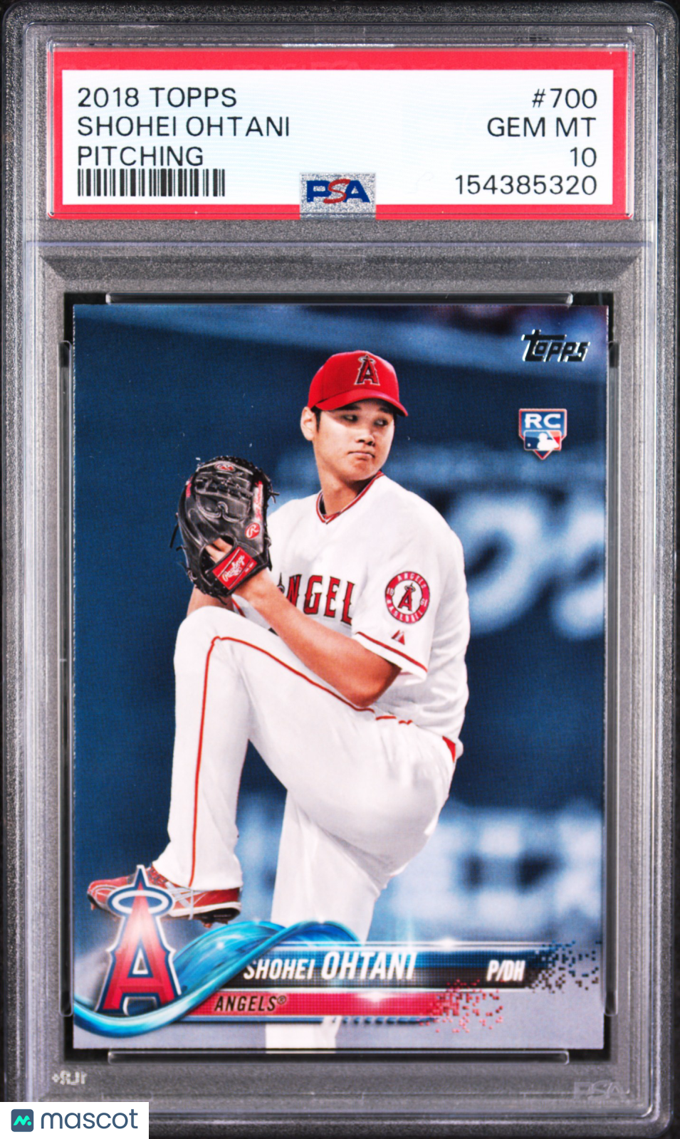 SHOHEI OHTANI 2018 Topps Series 2 Rookie Pitching #700 PSA 10 Angels
