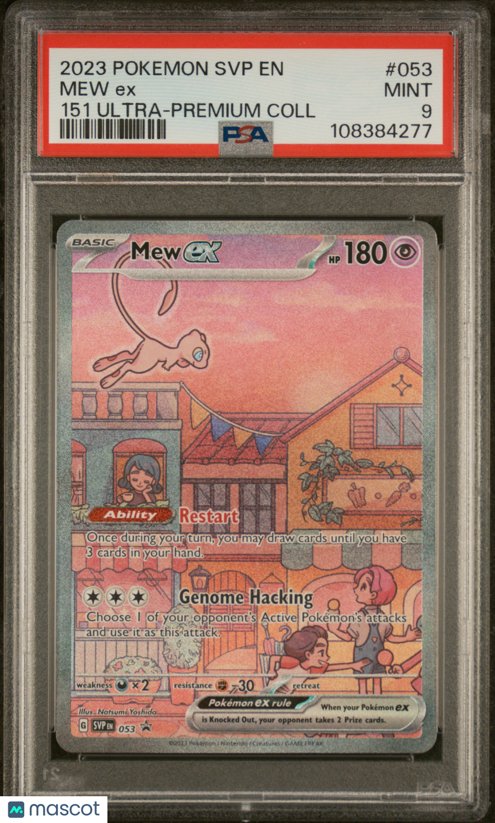 MEW EX 2023 Pokemon SV Black Star Promo #053 151 Ultra Premium Collection PSA 9