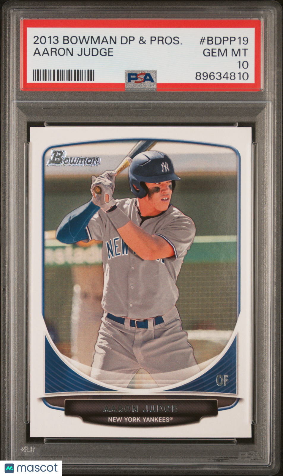 AARON JUDGE 2013 Bowman Draft Picks & Prospects #BDPP19 PSA 10 Yankees